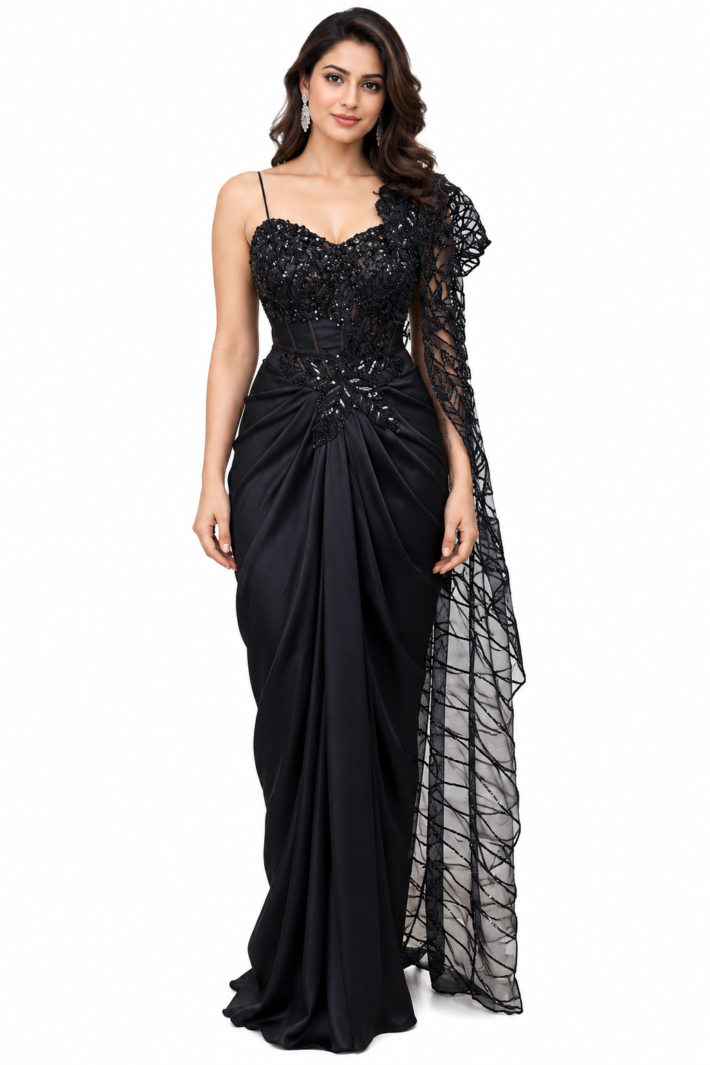 Drape Sari - DSK Cauter designer wear, image 1