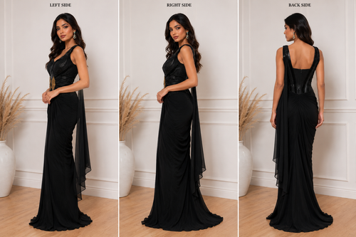 Butterfly Gown - DSK Cauter designer wear, image 2