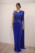Onepiece Gown with Leaf Pallu