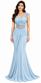 Drape Sari with Hand Indori Blouse - DSK Cauter designer wear, image 5