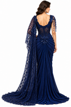 Drape Sari Hand Work Pallu - DSK Cauter designer wear, image 6