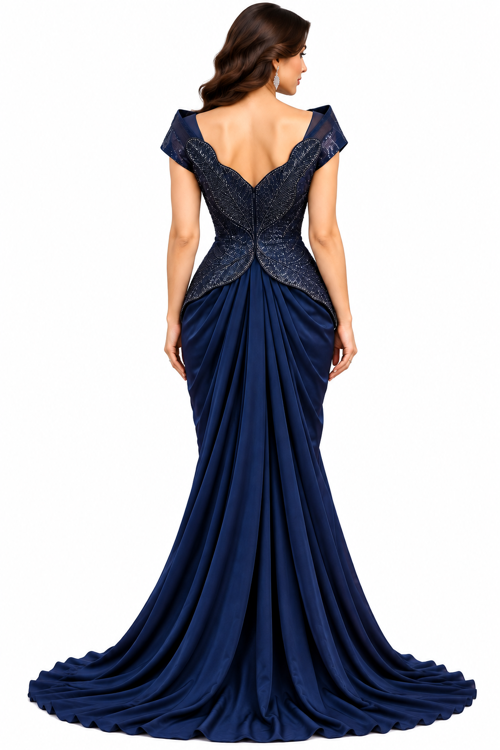 Onepiece Gown - Multicolor Statement - DSK Cauter designer wear, image 2