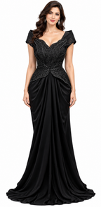 Onepiece Gown - Multicolor Statement - DSK Cauter designer wear, image 3