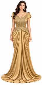 Onepiece Gown - Multicolor Statement - DSK Cauter designer wear, image 5