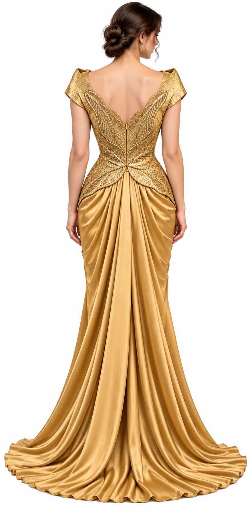 Onepiece Gown - Multicolor Statement - DSK Cauter designer wear, image 6