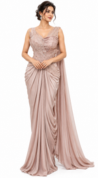 Onepiece Gown - Classic Flow - DSK Cauter designer wear, image 1