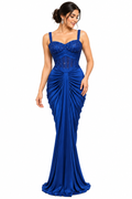 Corset Top with Draped Skirt - DSK Cauter designer wear, image 1